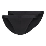 SKINY Herren Tanga-Slip, 2er Pack - Cotton Retro, Unterhose, Feinripp, Baumwolle