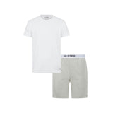 G-STAR Herren Schlafanzug, kurz - SLATE, Pyjama, Rundhals, Logo, einfarbig