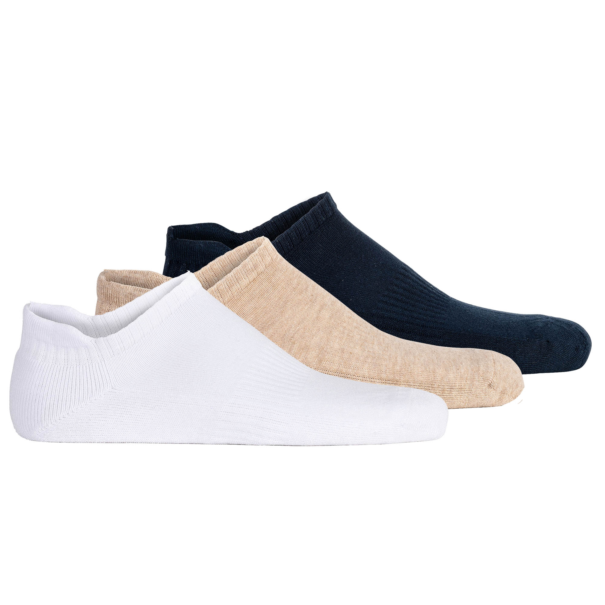 SCOTCH&SODA Herren Sneakersocken, 3er Pack - 1/2 Terry Low Cut, Socken, One Size, einfarbig