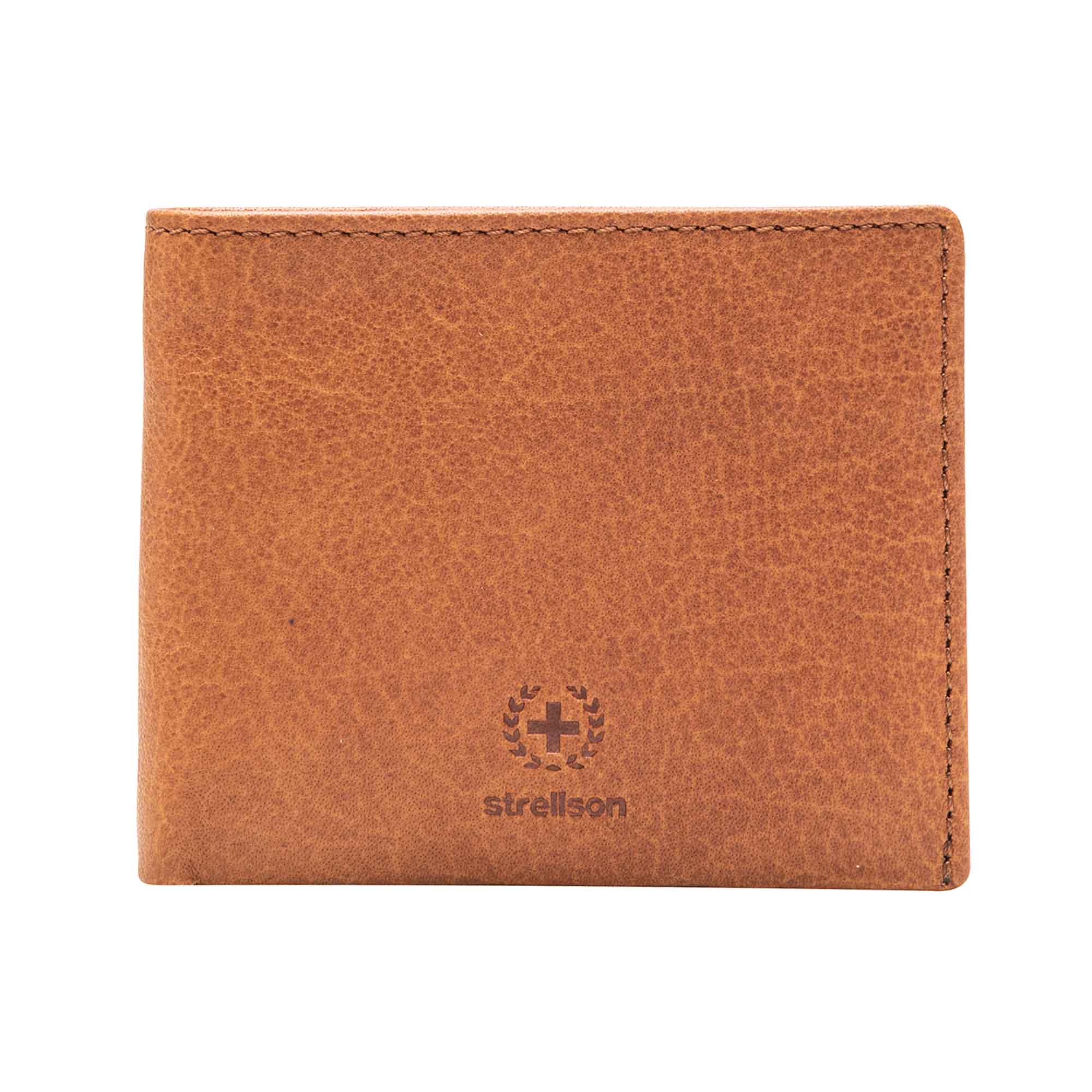 Strellson Herren Geldbörse, echtes Leder - Blackwall Billfold H8, 9x11x2cm (HxBxT)