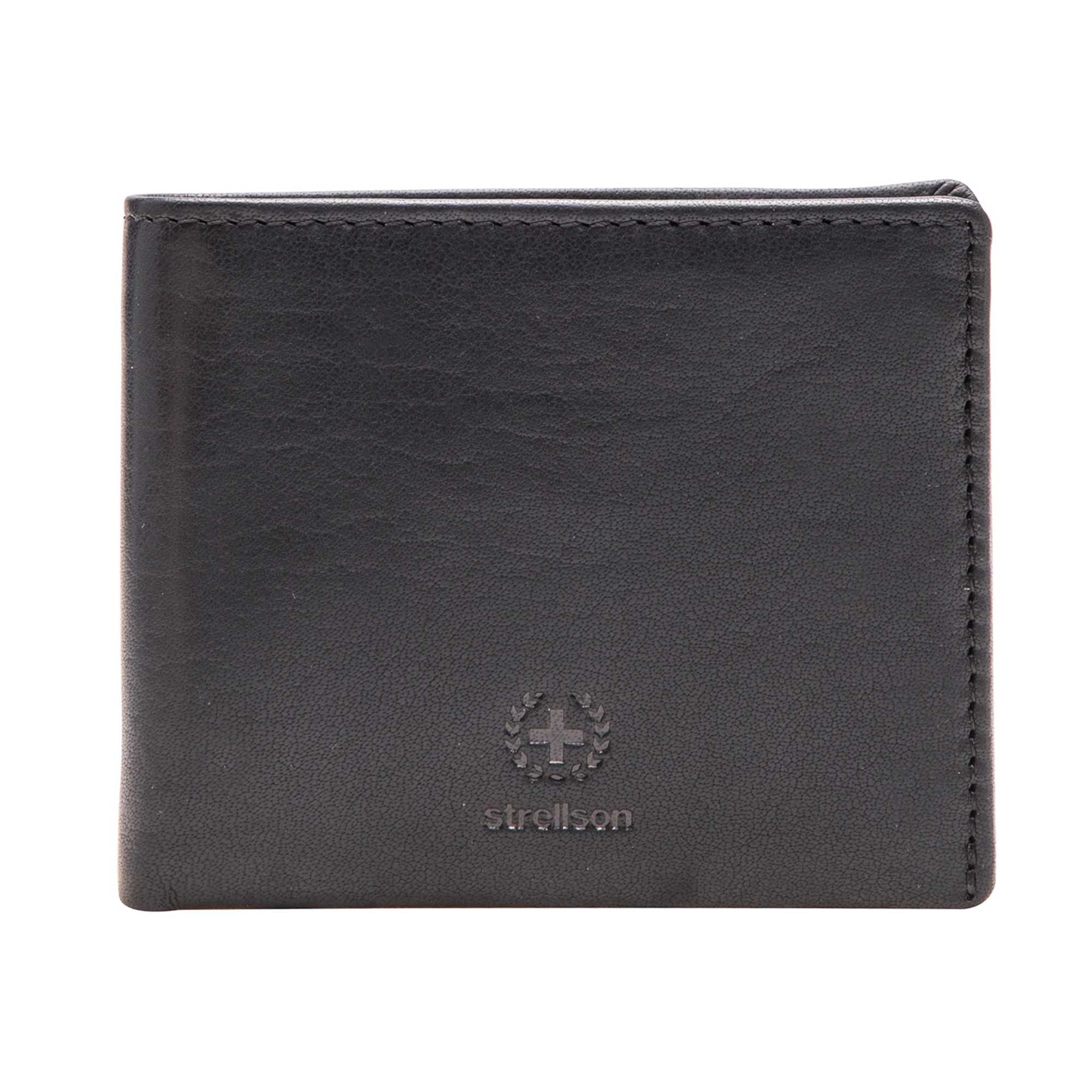 Strellson Herren Geldbörse, echtes Leder - Blackwall Billfold H8, 9x11x2cm (HxBxT)