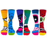 United Oddsocks Herren Socken, 6 Socken Pack - Strumpf, Mottomotive