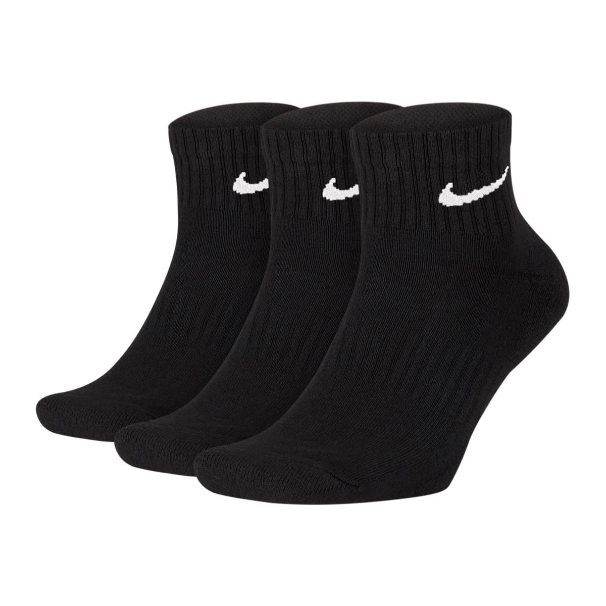NIKE Unisex Pack Sports Socks - Everyday, Cotton Cushioned Ankle, unicoloured