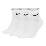 NIKE Unisex 3er Pack Sportsocken - Everyday, Cotton Cushioned Ankle, einfarbig