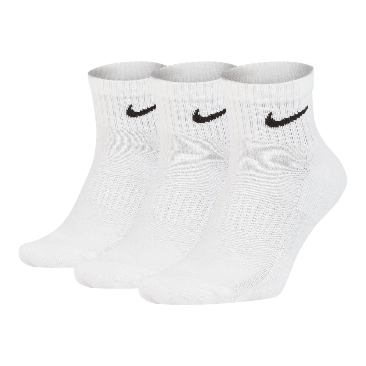 NIKE Unisex Pack Sports Socks - Everyday, Cotton Cushioned Ankle, unicoloured