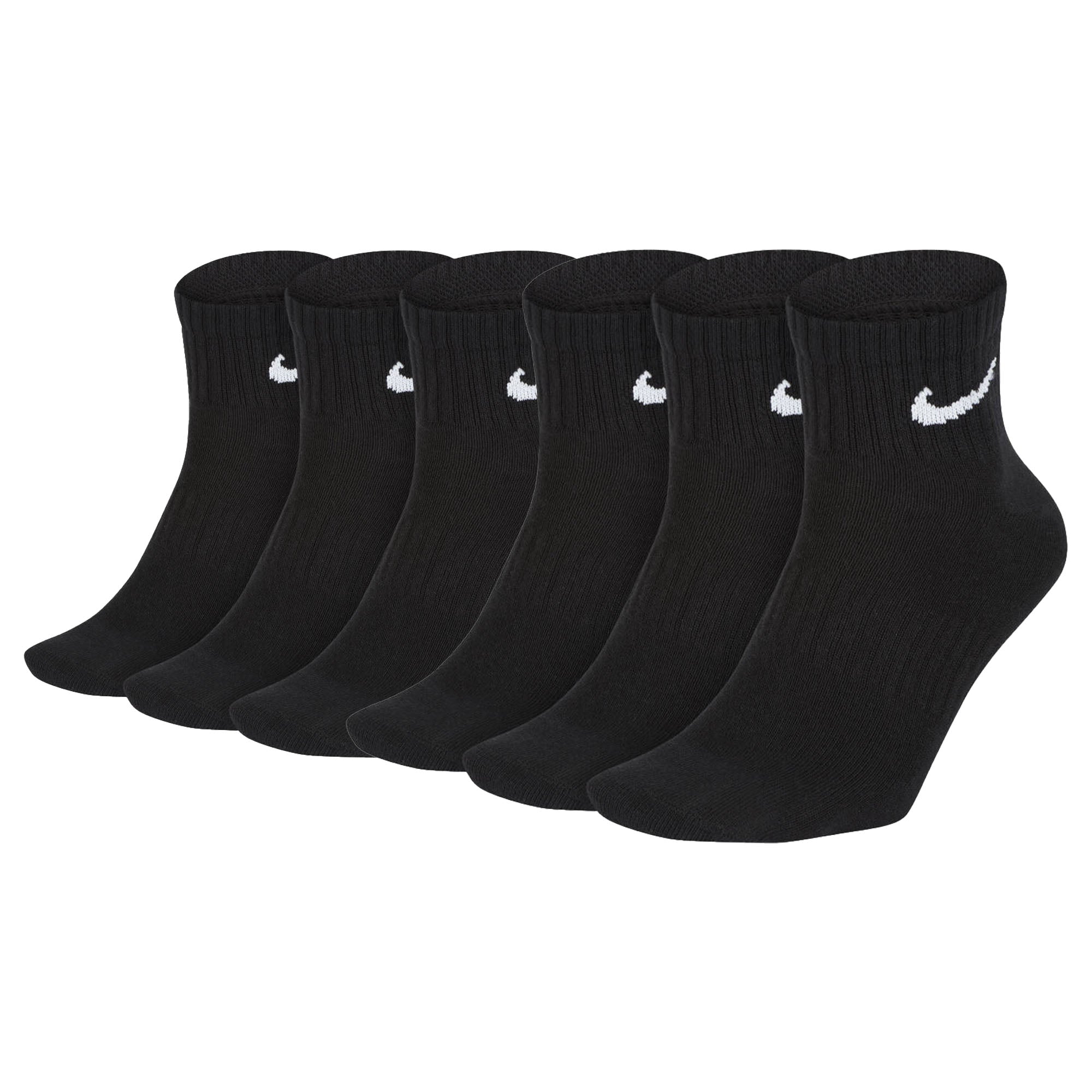NIKE Unisex 6er Pack Sportsocken - Everyday, Lightweight No Show Ankle, einfarbig