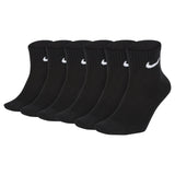 NIKE Unisex 6er Pack Sportsocken - Everyday, Lightweight No Show Ankle, einfarbig
