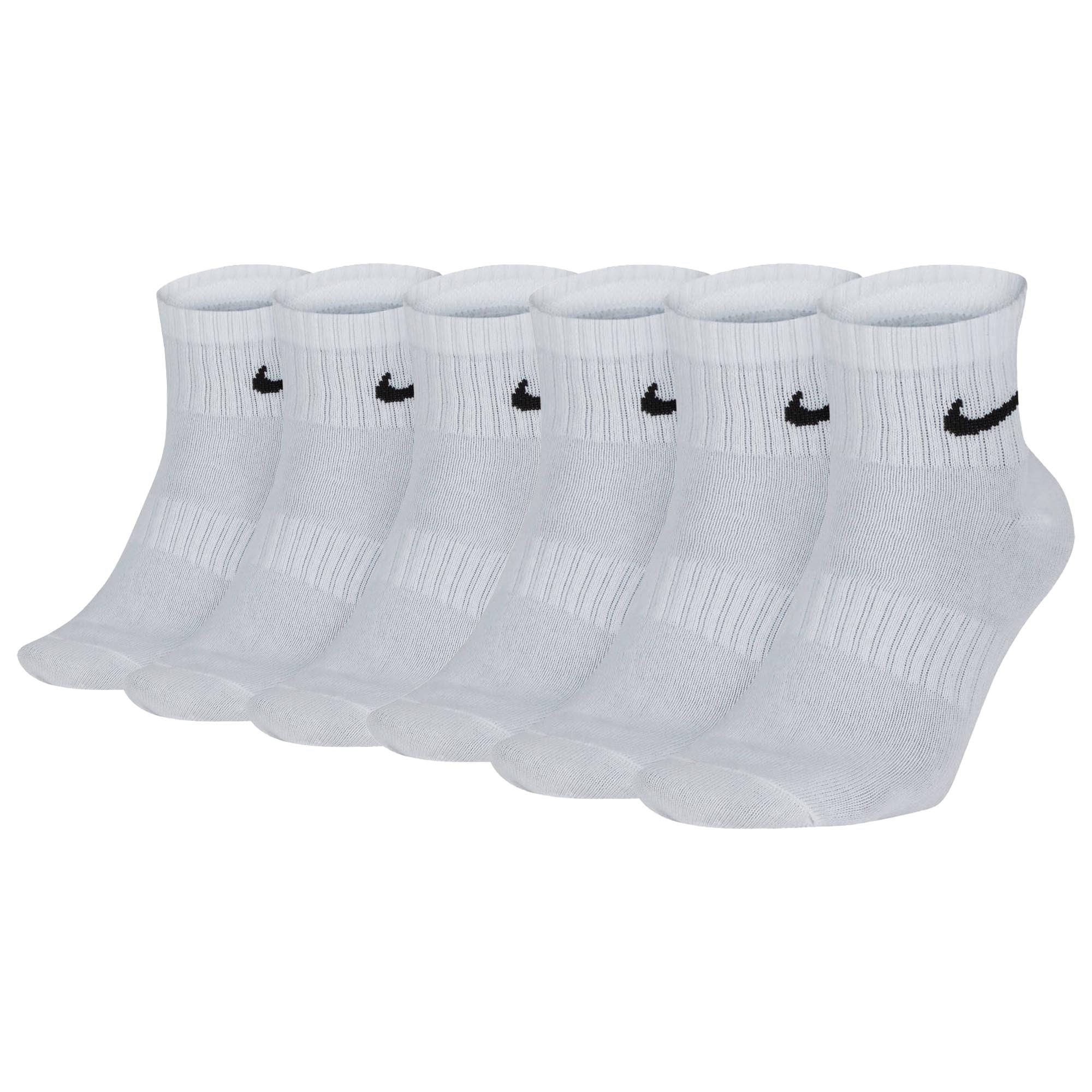 NIKE Unisex 6er Pack Sportsocken - Everyday, Lightweight No Show Ankle, einfarbig