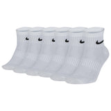 NIKE Unisex 6er Pack Sportsocken - Everyday, Lightweight No Show Ankle, einfarbig