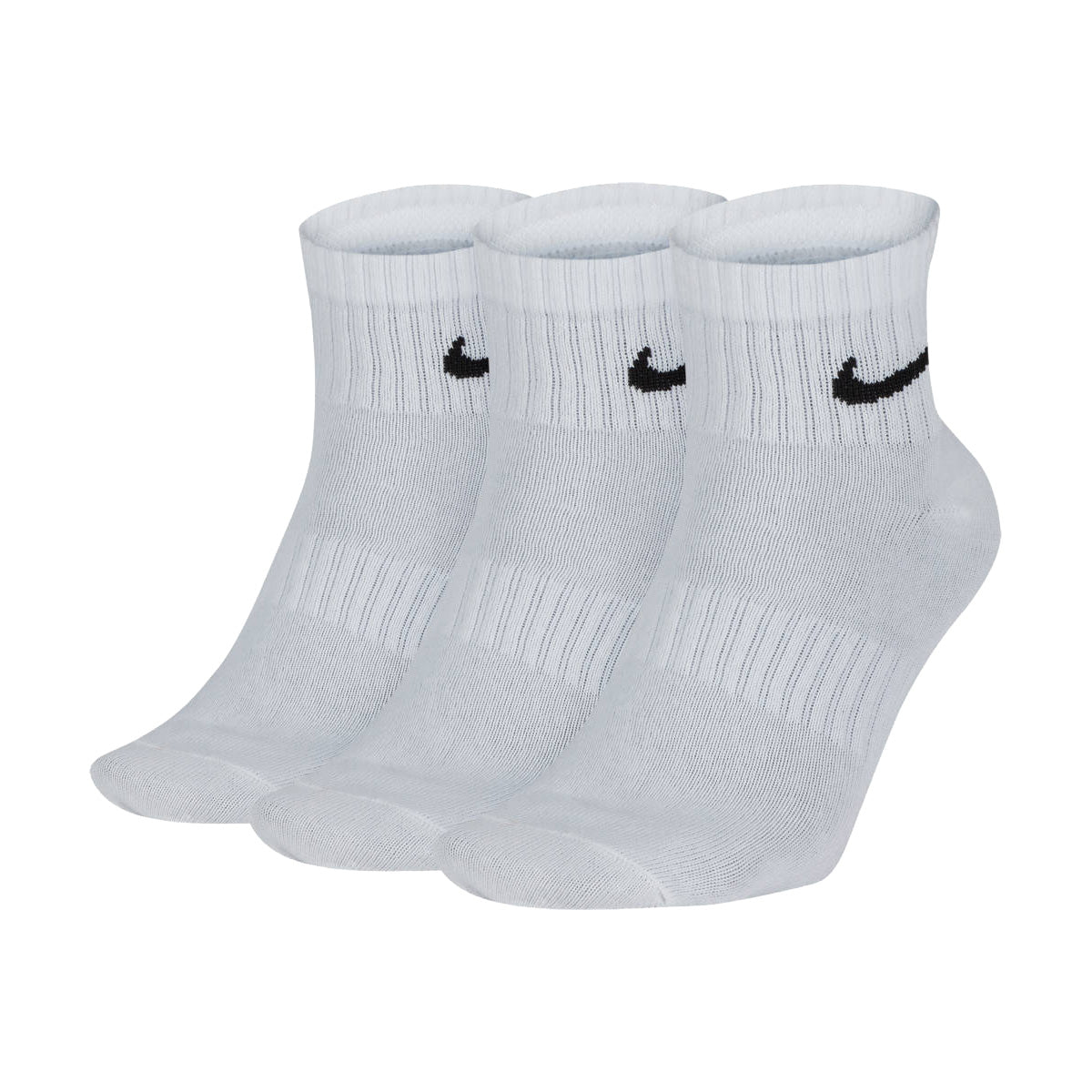 NIKE Unisex 3er Pack Sportsocken - Everyday, Lightweight No Show Ankle, einfarbig