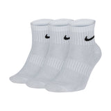 NIKE Unisex 3er Pack Sportsocken - Everyday, Lightweight No Show Ankle, einfarbig