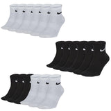 NIKE Unisex 6er Pack Sportsocken - Everyday, Lightweight No Show Ankle, einfarbig