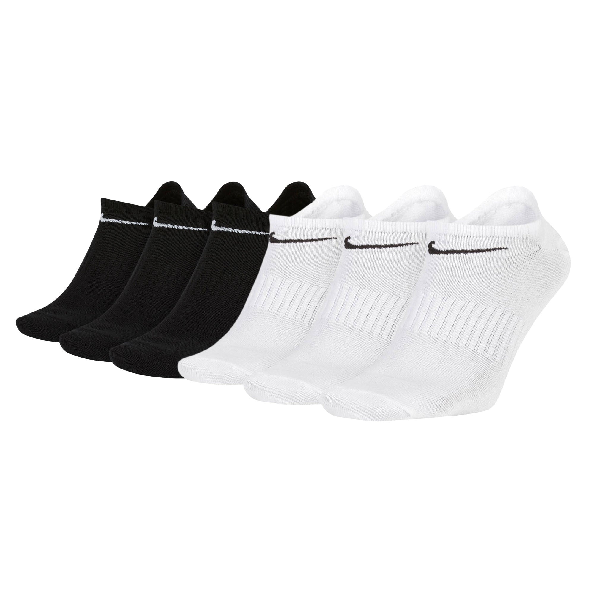 NIKE Unisex 6er Pack Sneaker Sportsocken - Everyday, Lightweight No Show, einfarbig