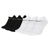 NIKE Unisex 6er Pack Sneaker Sportsocken - Everyday, Lightweight No Show, einfarbig