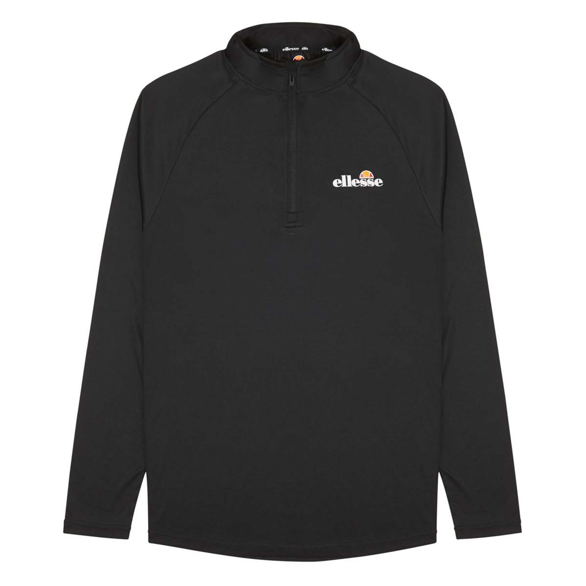 ellesse Men's Long Sleeve Shirt BOVARO - Fitness, Sport, Stand Up Collar, Zipper, Logo