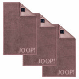 JOOP! Gästetuch, 3er Pack - J! Joop! Contour, Doubleface, Walkfrottier, Baumwolle