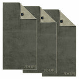 JOOP! Handtuch, 3er Pack - J! Joop! Contour, Doubleface, Wendetuch, Walkfrottier, Baumwolle