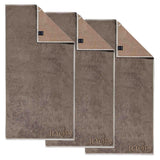 JOOP! Handtuch, 3er Pack - J! Joop! Contour, Doubleface, Wendetuch, Walkfrottier, Baumwolle