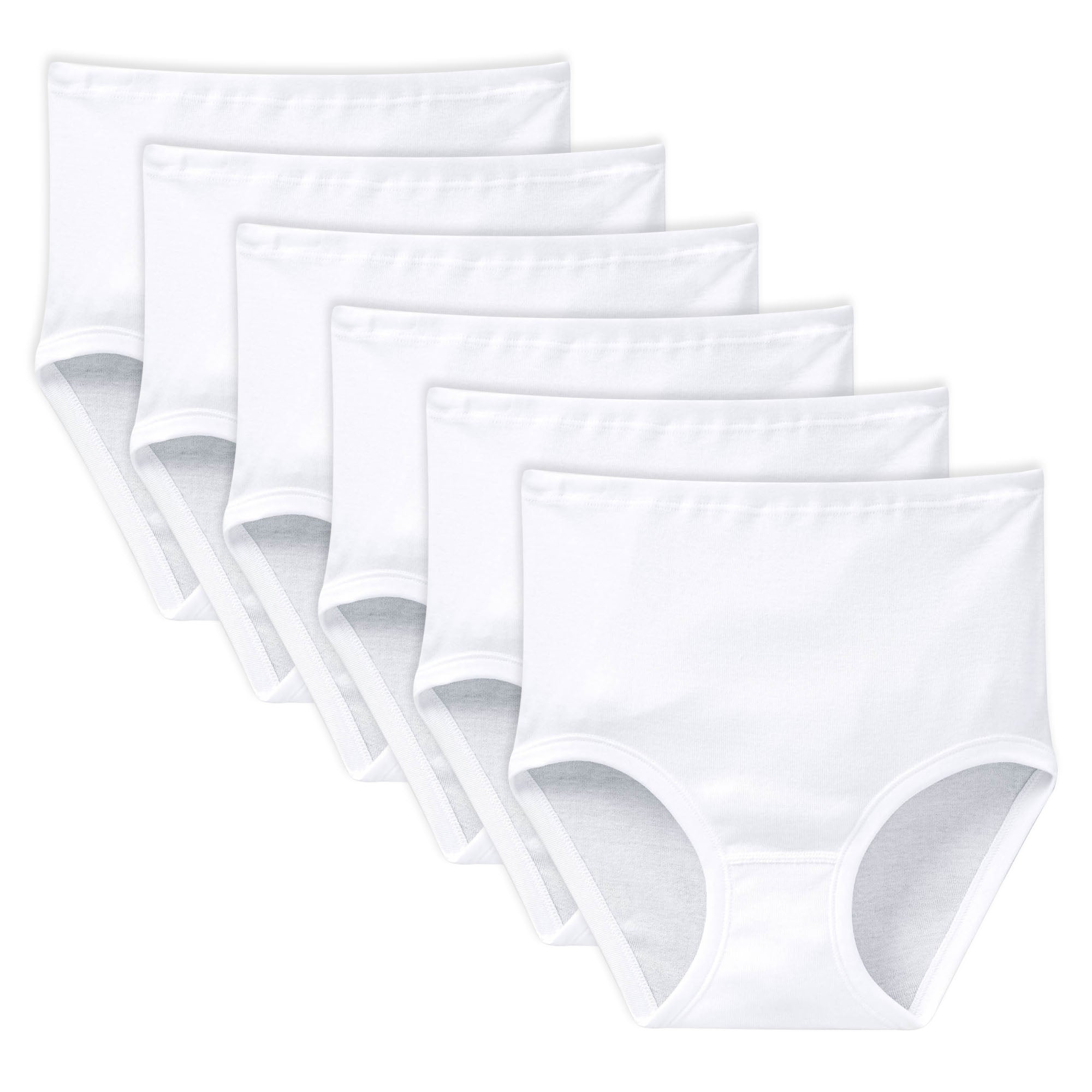 SCHIESSER ladies waist briefs pack of 6 - Original rib, Classic, Maxi briefs