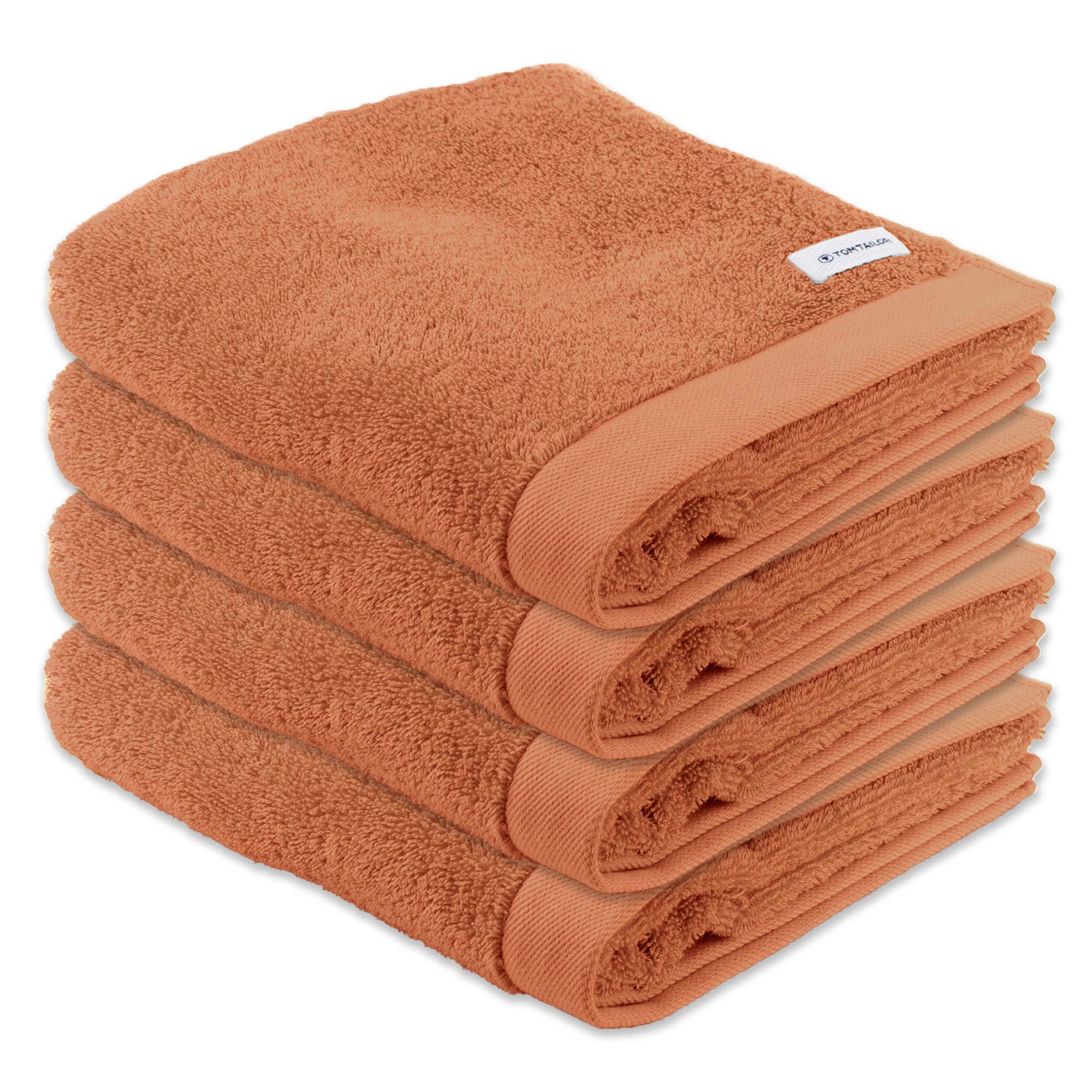TOM TAILOR Handtuch, 4er Pack - Color Bath Towel, Frottier, Baumwolle