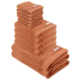 TOM TAILOR Handtuch Set, 12-tlg. - Color Bath, 2x Duschtuch, 4x Handtuch, 6x Gästetuch