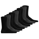 Hudson Unisex Socken, 9er Pack - Easy, Komfortbund, Basic Socken, einfarbig