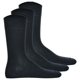 Hudson 3 Paar Herren Socken, Relax Cotton Strumpf, ohne Gummifäden, Einfarbig