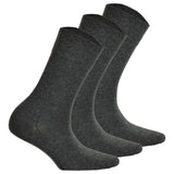 Hudson 3 Paar Damen Socken, Relax Cotton Strumpf, Komfortbund, Einfarbig