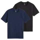 Levi's Herren T-Shirt, 2er Pack - Icon Tee, Rundhals, Baumwolle, einfarbig