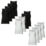 TOM TAILOR Herren Tanktop, 4er Pack - Unterhemd, Garron S, einfarbig