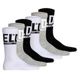 DIESEL Unisex Socken, 6er Pack - SKM-RAY, Rippbündchen, Logo, uni
