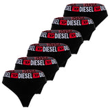 DIESEL Damen String, 6er Pack - UFST-STARS-THREEPACK, Tanga, Slip, Cotton Stretch