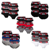 DIESEL Herren Slips, 6er Pack - UMBR-ANDRETHREEPACK, Briefs, Cotton Stretch, einfarbig