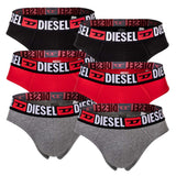 DIESEL Herren Slips, 6er Pack - UMBR-ANDRETHREEPACK, Briefs, Cotton Stretch, einfarbig