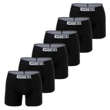 DIESEL Men's Boxershorts, 6 Pack - UMBX-SEBASTIANTHREEPACK, Boxer Long, Cotton Stretch