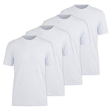 OLYMP Herren T-Shirts, Rundhals, 4er Pack - Bodywear, Modern Fit, Baumwolle