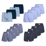 TOM TAILOR Herren Web-Boxershorts, 4er Pack - Pure Cotton, Westside C, kariert