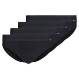 SKINY Herren Brasil-Slip, 4er Pack - Cotton Retro, Unterhose, Feinripp, Baumwolle