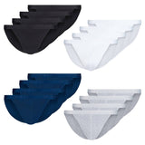SKINY Herren Tanga-Slip, 4er Pack - Cotton Retro, Unterhose, Feinripp, Baumwolle