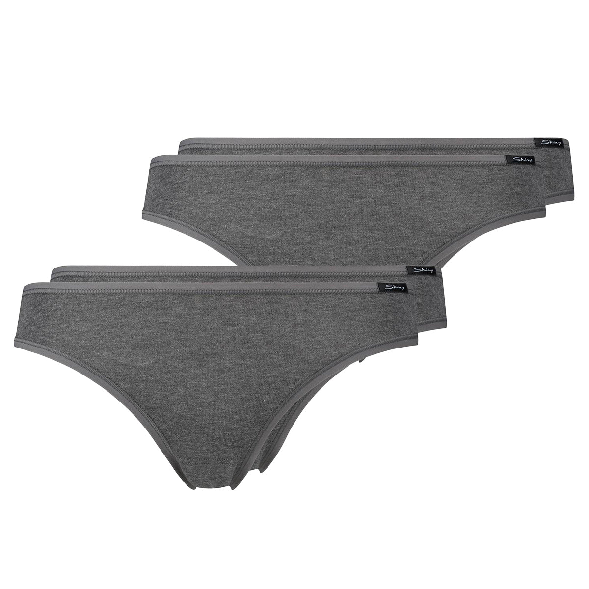SKINY Damen Rio Slip, 4er Pack - Bikini Briefs, Cotton Stretch, Basic