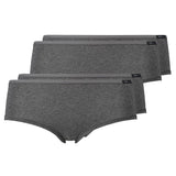 SKINY Damen Panty, 4er Pack - Slip, Pants, Cotton Stretch, Basic