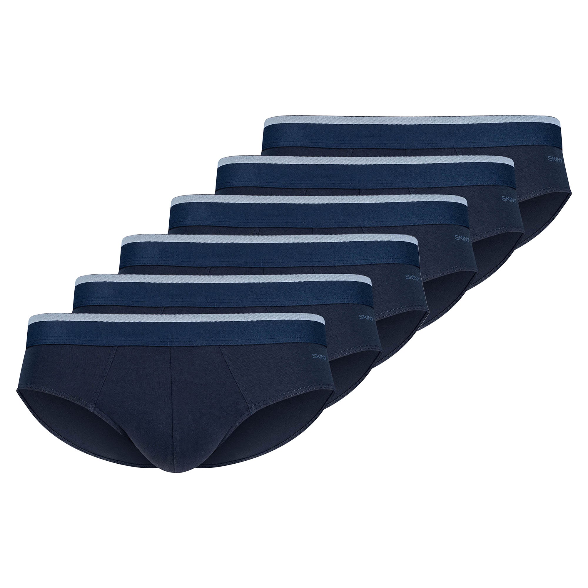 SKINY Herren Slips. 6er Pack - Brasil-Slips Cotton Multipack, Unterwäsche, Cotton Stretch
