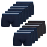 SKINY Herren Boxershorts, 6er Pack - Pants Cotton Multipack, Unterwäsche, Unterhose, einfarbig