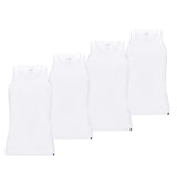 PUMA Herren Tank Top, 4er Pack - Basic, Unterhemd, Rundhals, Single Jersey, einfarbig