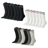 PUMA Unisex Sport-Socken, 6er Pack - Sport Crew Stripe, Tennissocken, Streifen