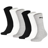 PUMA Kinder Socken, 6er Pack - Sport Junior, Frottee-Sohle, Rippbündchen, Logo