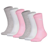 PUMA Kinder Socken, 6er Pack - Sport Junior, Frottee-Sohle, Rippbündchen, Logo