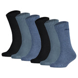 PUMA Kinder Socken, 6er Pack - Sport Junior, Frottee-Sohle, Rippbündchen, Logo