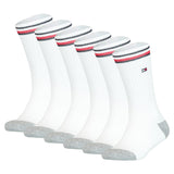 TOMMY HILFIGER Kinder Socken, 6er Pack - ICONIC SPORTS, Frottee-Sohle, 27-42