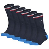 TOMMY HILFIGER Kinder Socken, 6er Pack - ICONIC SPORTS, Frottee-Sohle, 27-42